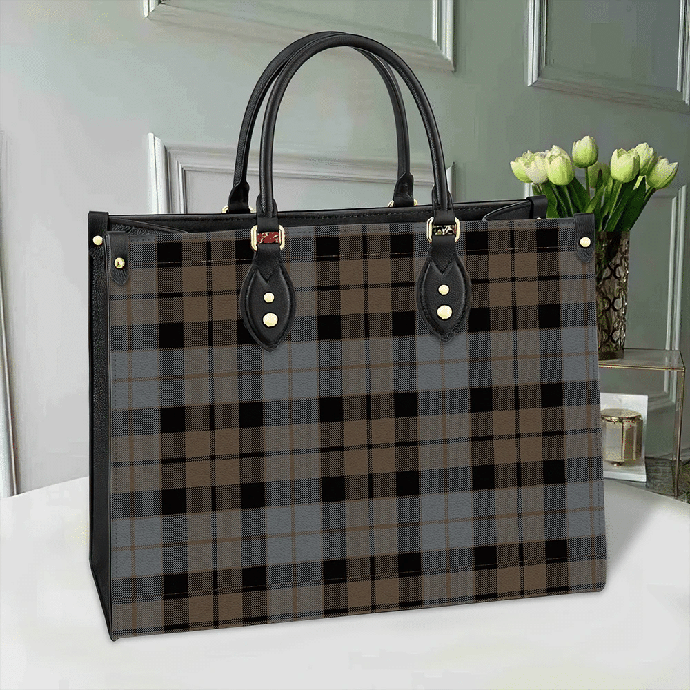 MacKay Weathered Tartan Leather Bag