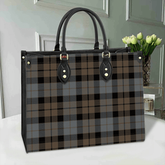 MacKay Weathered Tartan Leather Bag