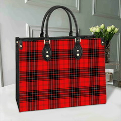 Wemyss Modern Tartan Leather Bag