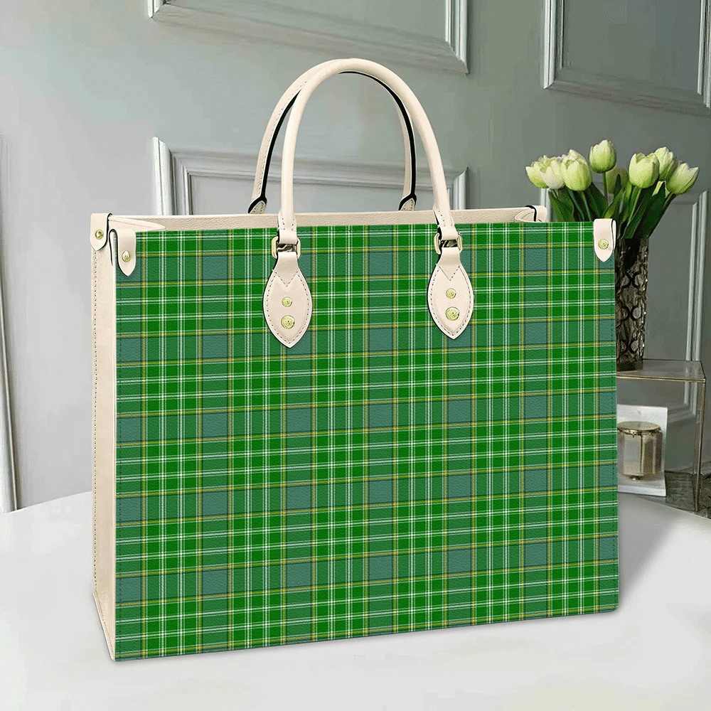 Currie Tartan Leather Bag