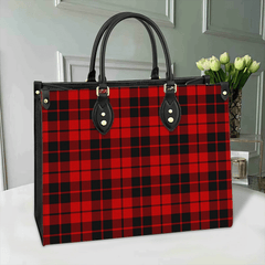 Ettrick District Tartan Leather Bag