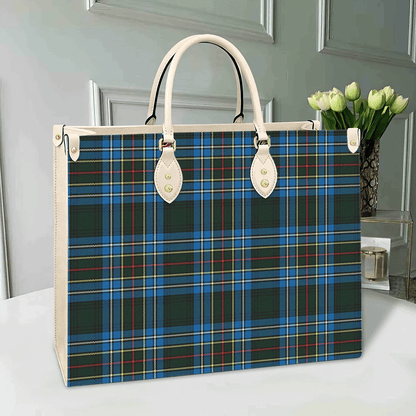 Cockburn Modern Tartan Leather Bag