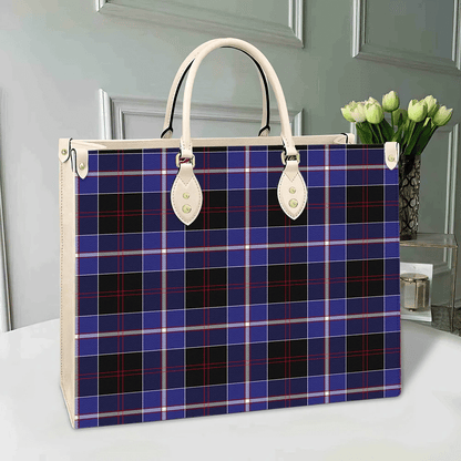 Dunlop Modern Tartan Leather Bag