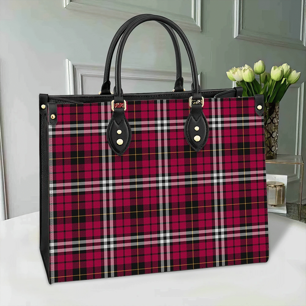 Little Tartan Leather Bag