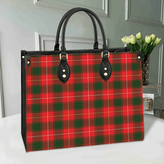 MacPhee Modern Tartan Leather Bag