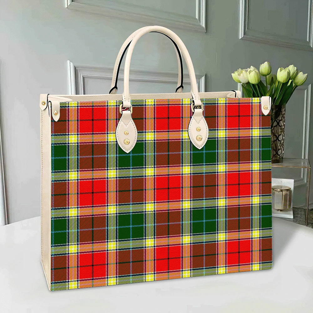 Gibbs Tartan Leather Bag