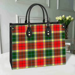 Gibbs Tartan Leather Bag