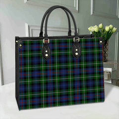 MacKenzie Modern Tartan Leather Bag