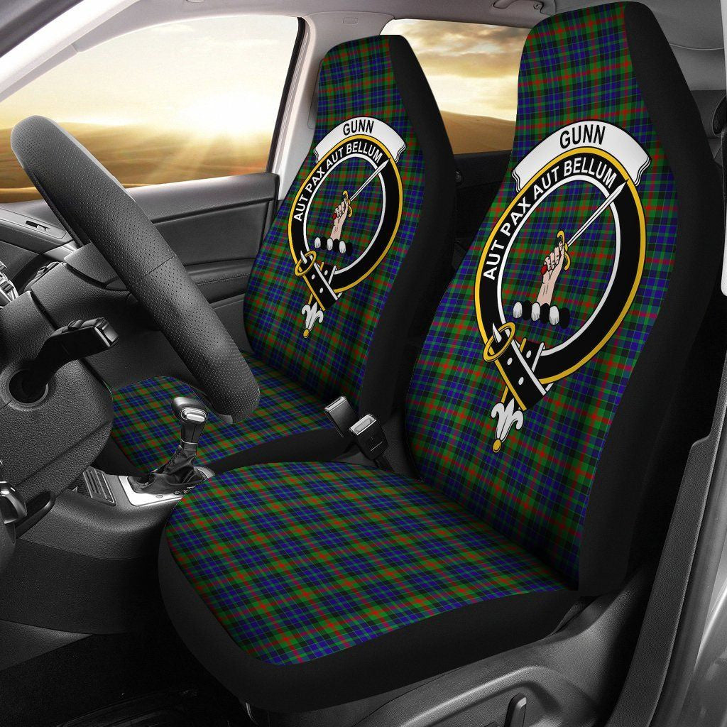 Gunn Tartan Crest Car Seat Cover