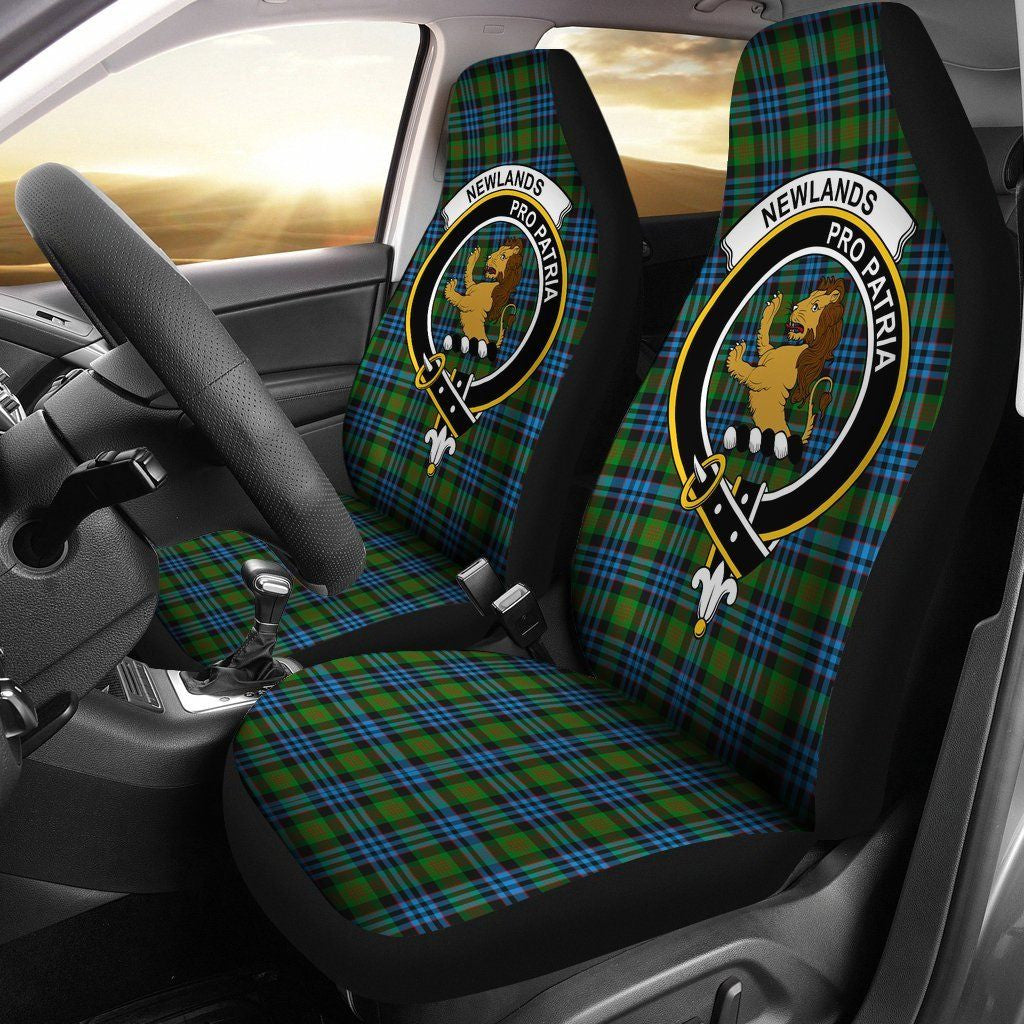 Newlands Tartan Crest Car Seat Cover