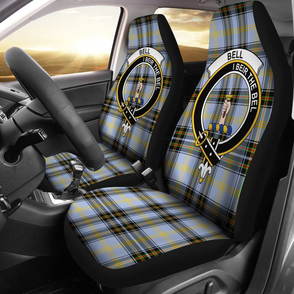 Bell Of The Borders Tartan Crest Car Seat Cover