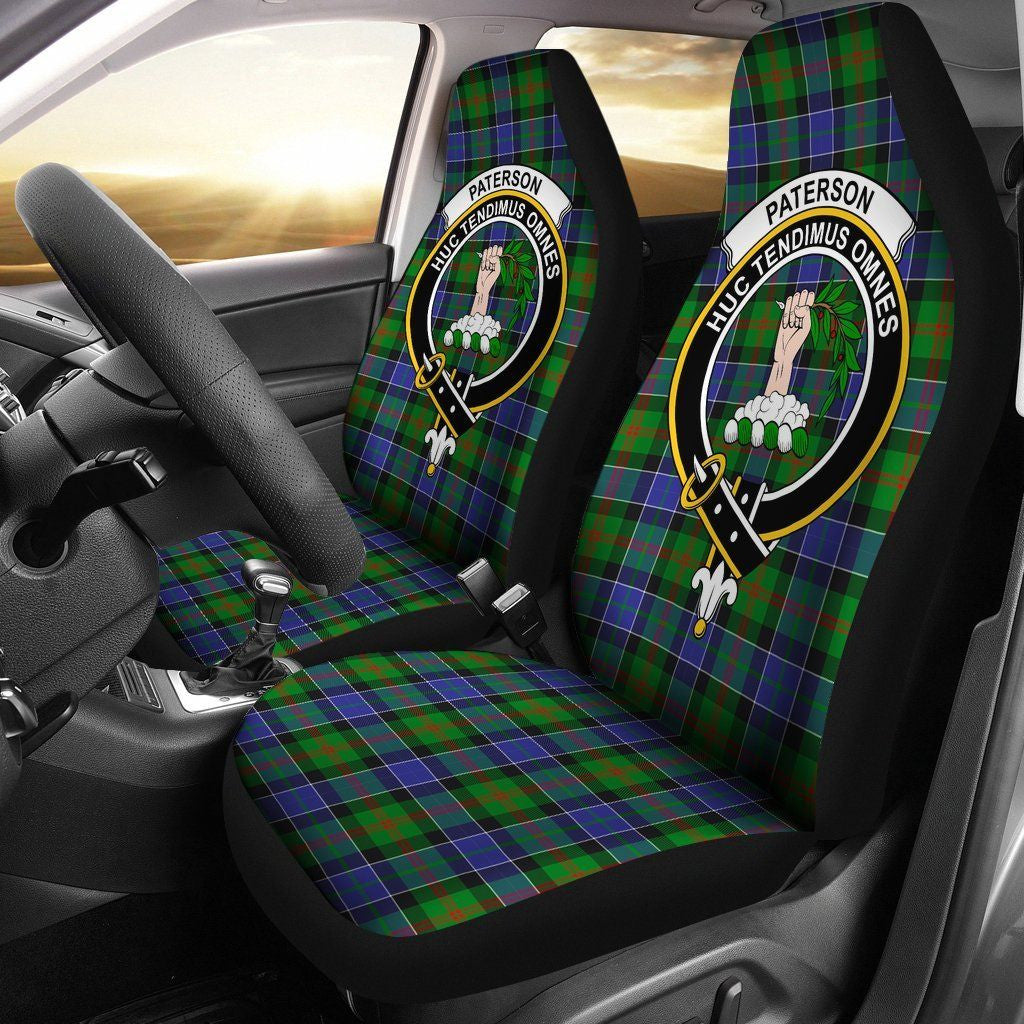 Paterson Tartan Crest Car Seat Cover