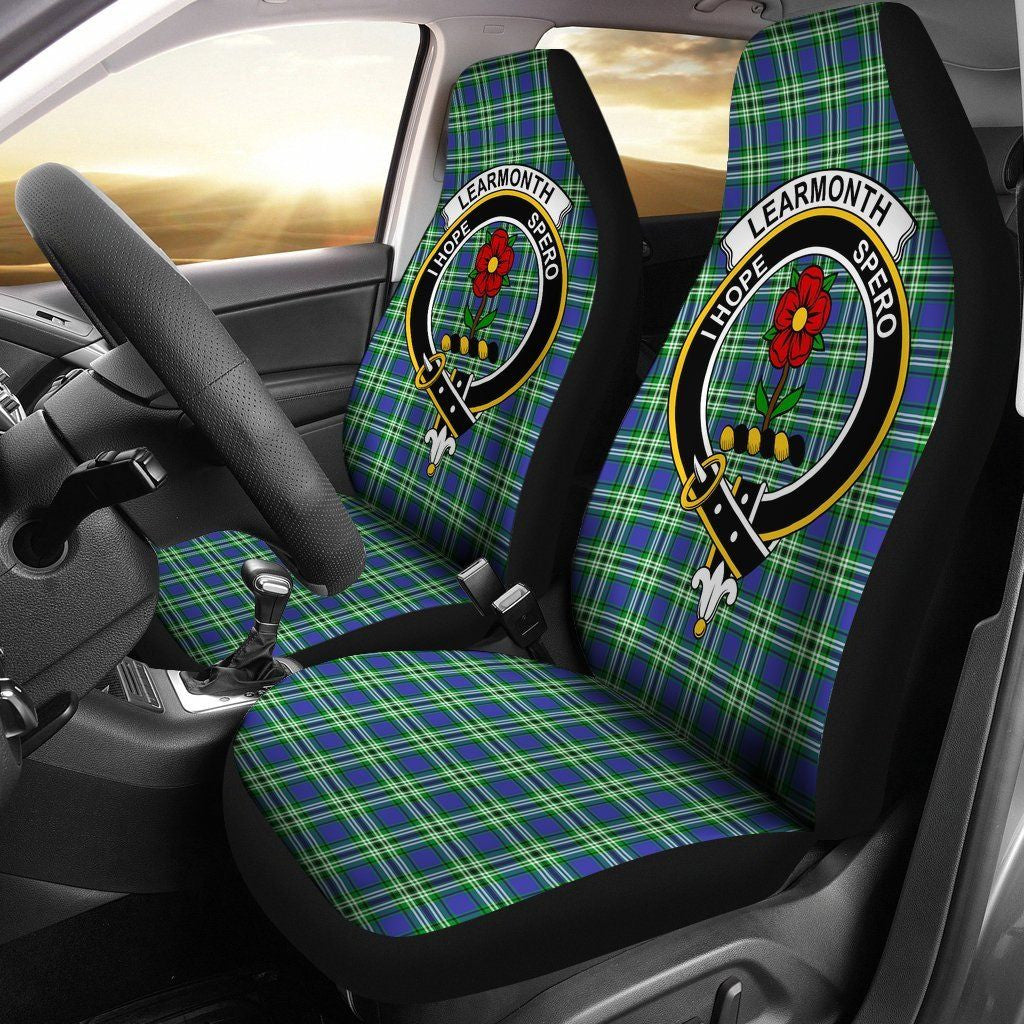 Learmonth Tartan Crest Car Seat Cover