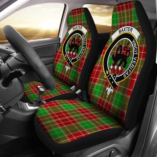 Baxter Tartan Crest Car Seat Cover