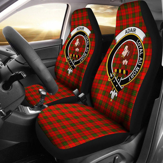 Adair Tartan Crest Car Seat Cover