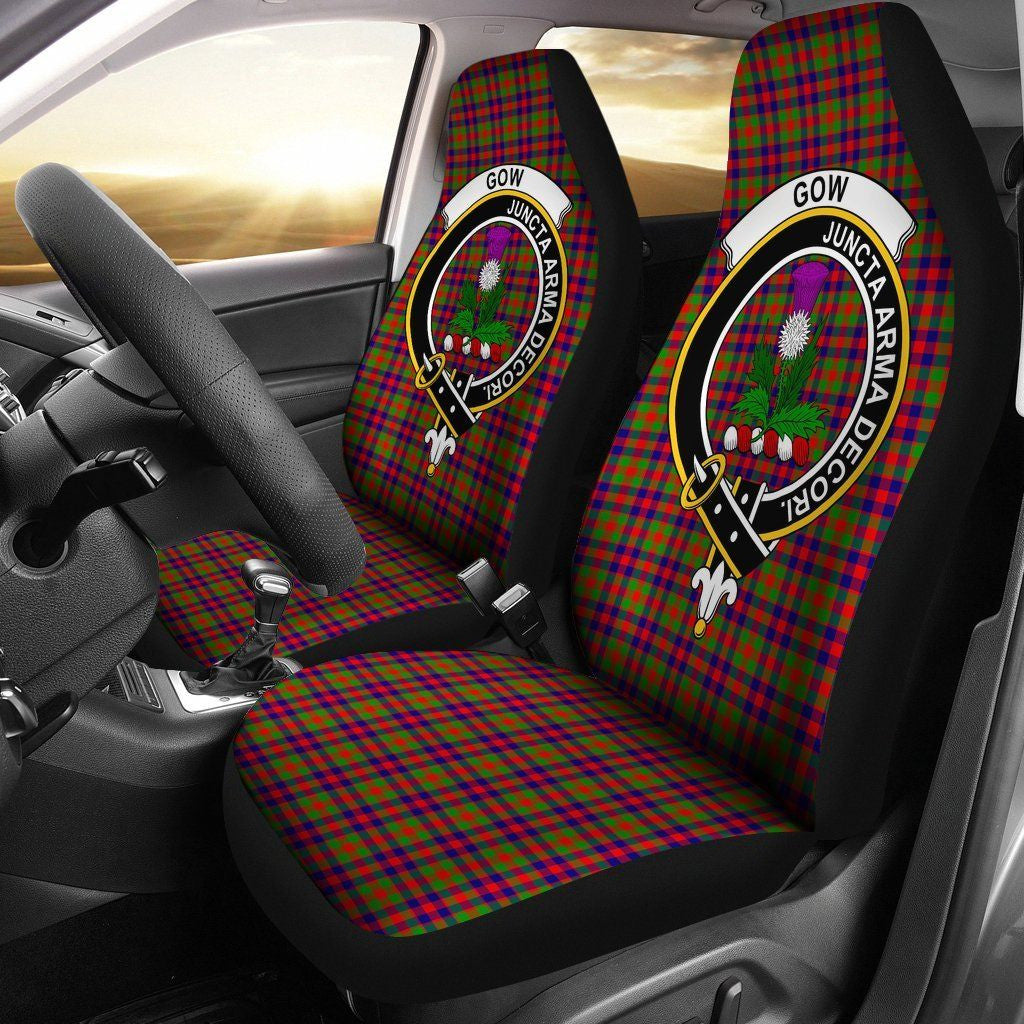 Gow (of Skeoch) Tartan Crest Car Seat Cover