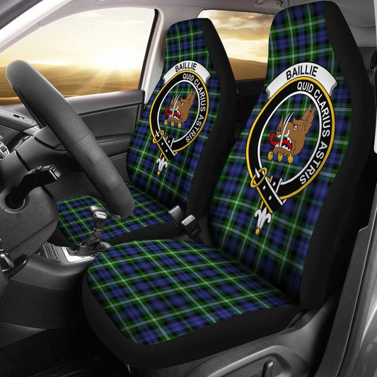 Baillie Tartan Crest Car Seat Cover