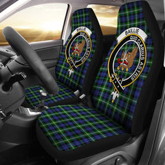 Baillie Tartan Crest Car Seat Cover