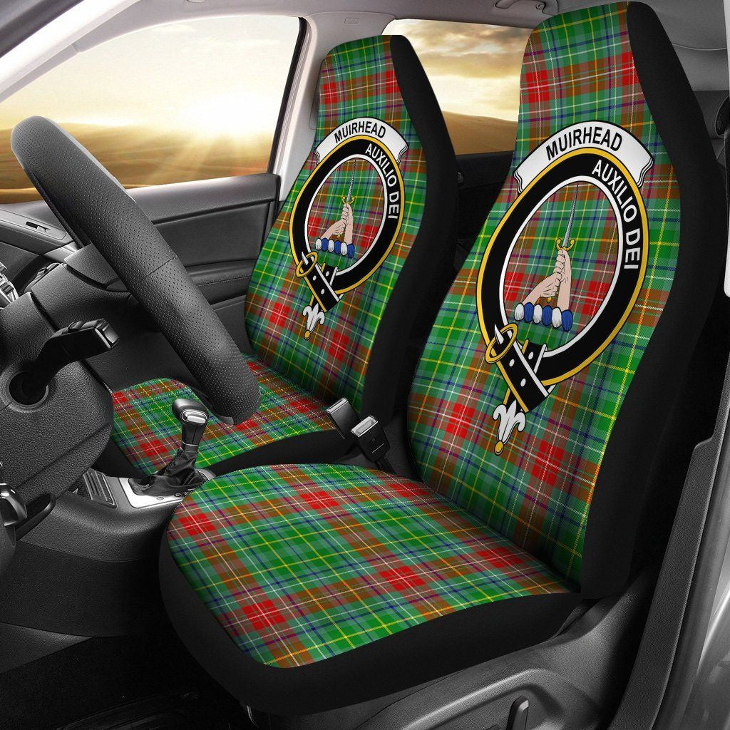 Muirhead Tartan Crest Car Seat Cover