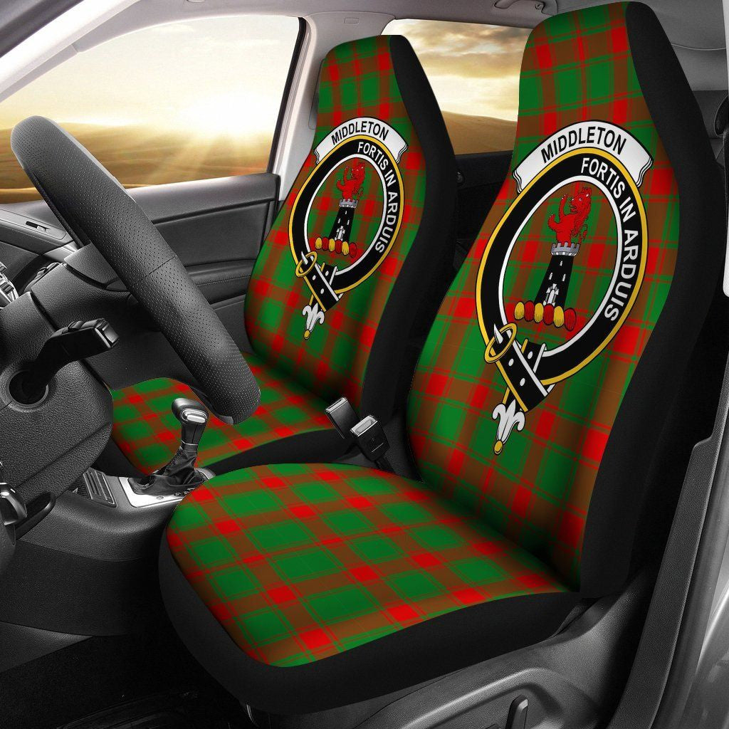 Middleton Tartan Crest Car Seat Cover