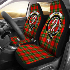 Lennox Tartan Crest Car Seat Cover