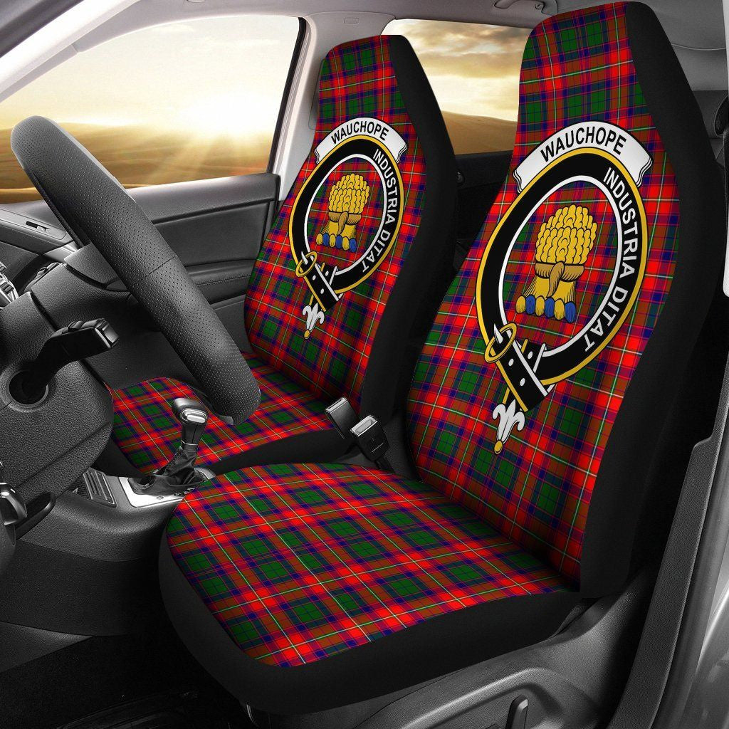 Wauchope Tartan Crest Car Seat Cover