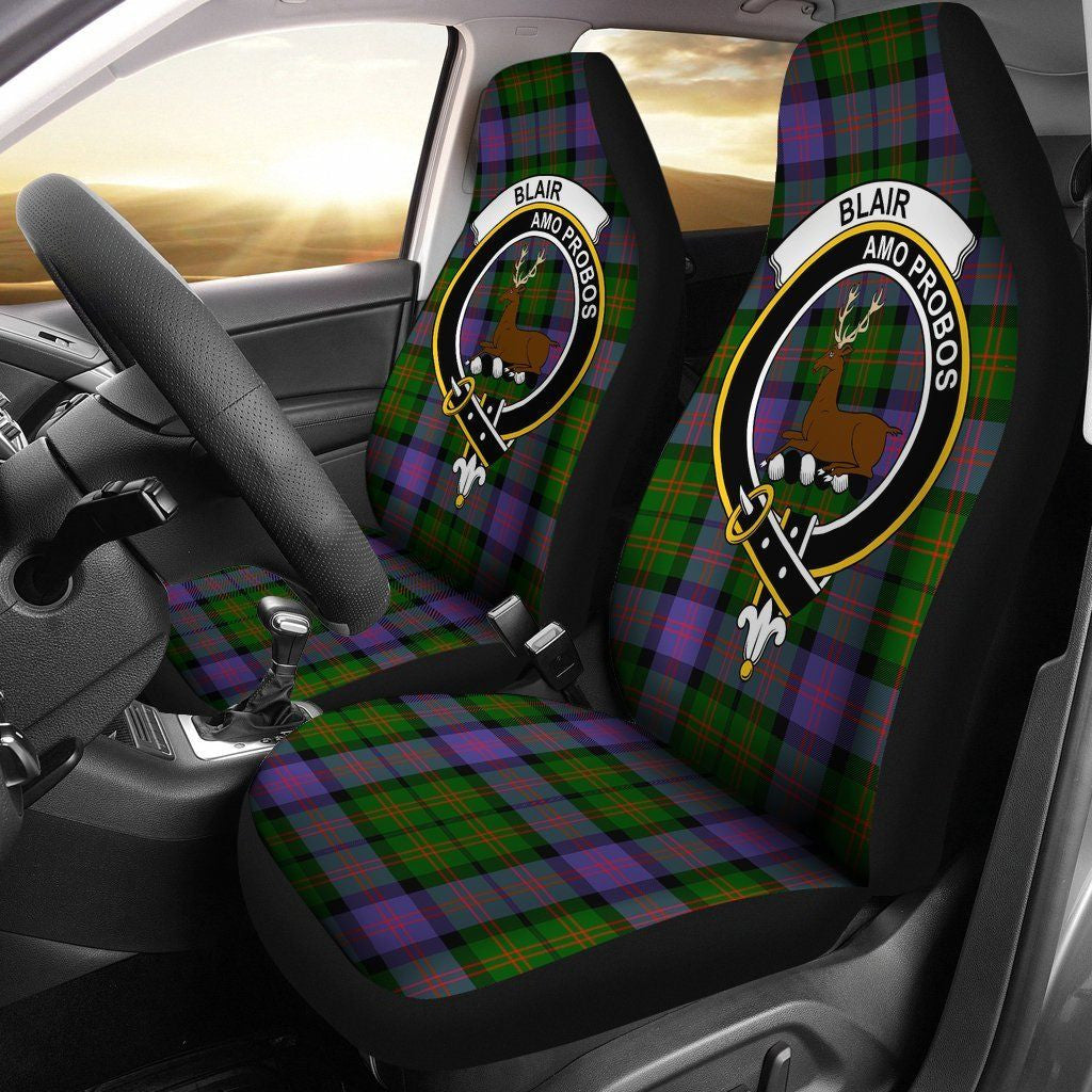 Blair Tartan Crest Car Seat Cover