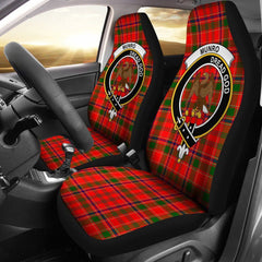 Munro Tartan Crest Car Seat Cover