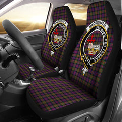 MacDonald Donald Tartan Crest Car Seat Cover