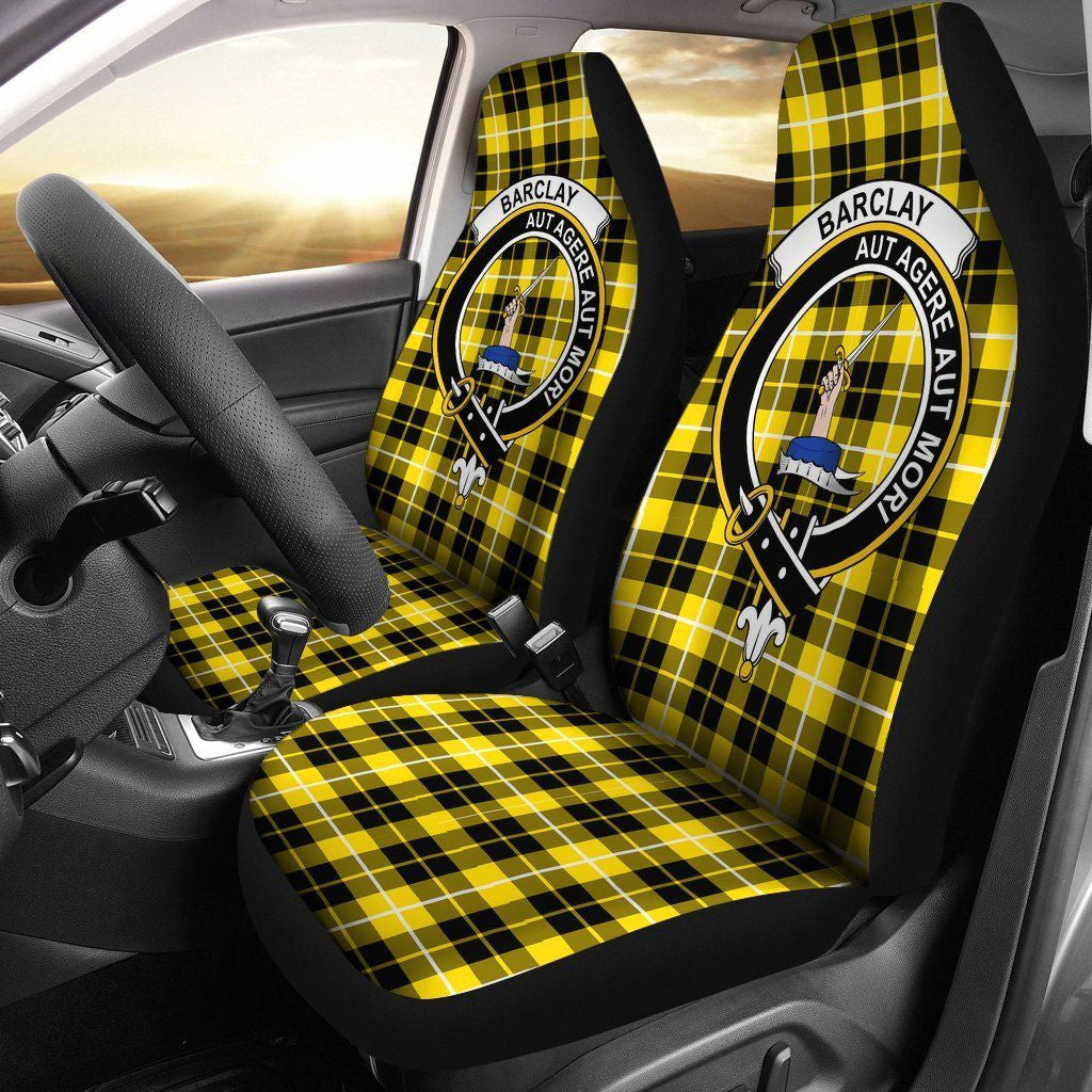 Barclay  Tartan Crest Car Seat Cover