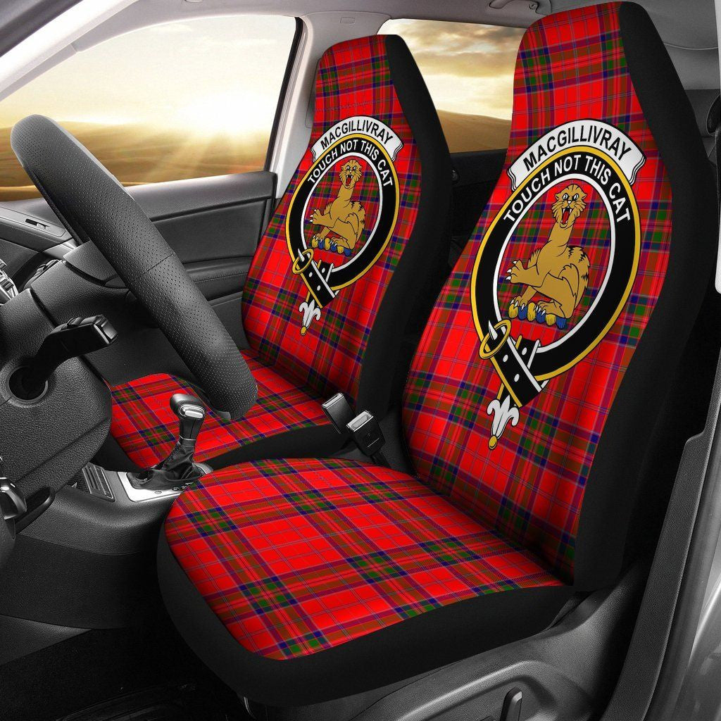 MacGillivray Tartan Crest Car Seat Cover