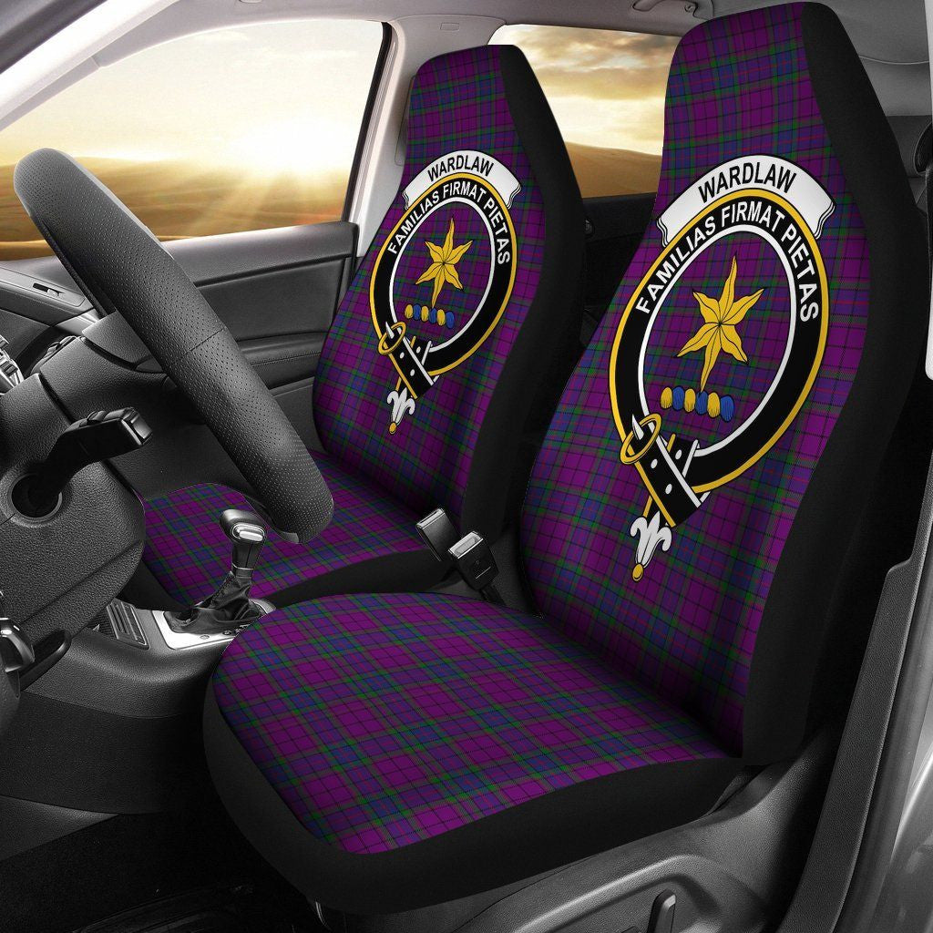 Wardlaw Tartan Crest Car Seat Cover