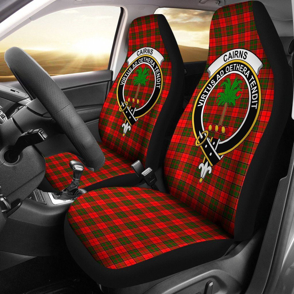 Cairns Tartan Crest Car Seat Cover