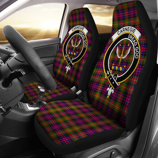 Carnegie Tartan Crest Car Seat Cover