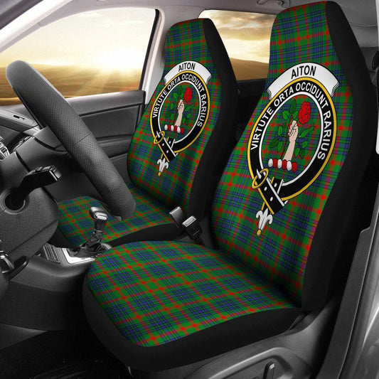 Aiton Tartan Crest Car Seat Cover