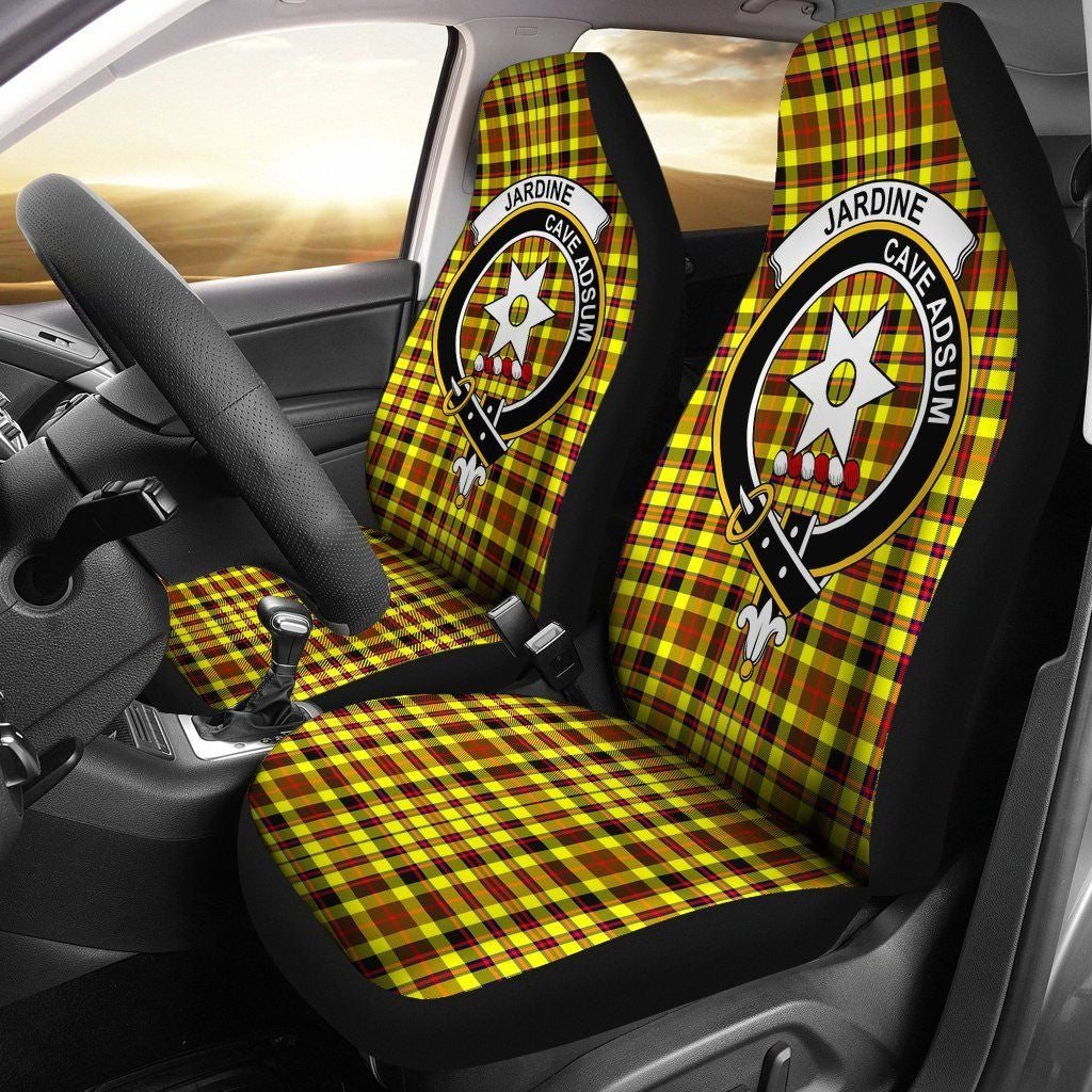 Jardine Tartan Crest Car Seat Cover