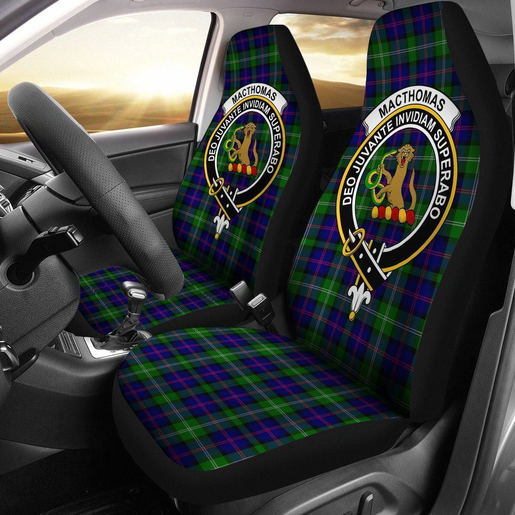 MacThomas Tartan Crest Car Seat Cover