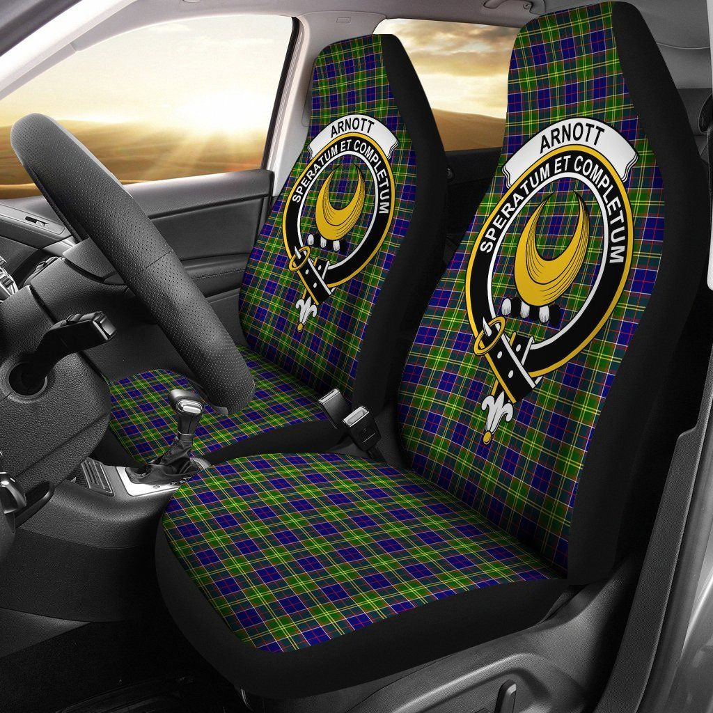 Arnott Tartan Crest Car Seat Cover