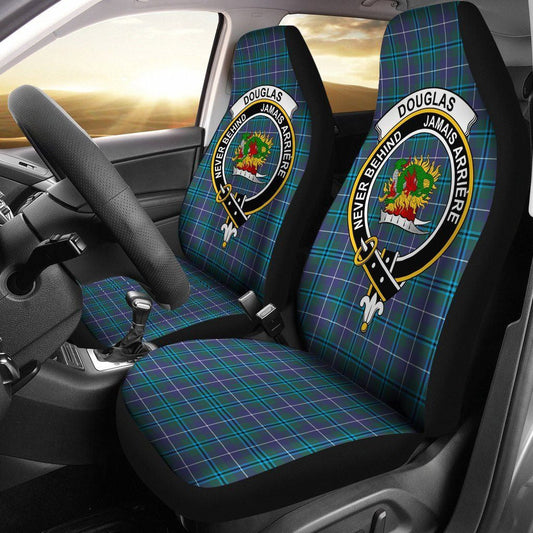 Douglas Tartan Crest Car Seat Cover