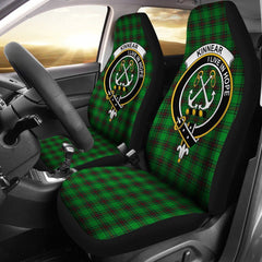 Kinnear Tartan Crest Car Seat Cover