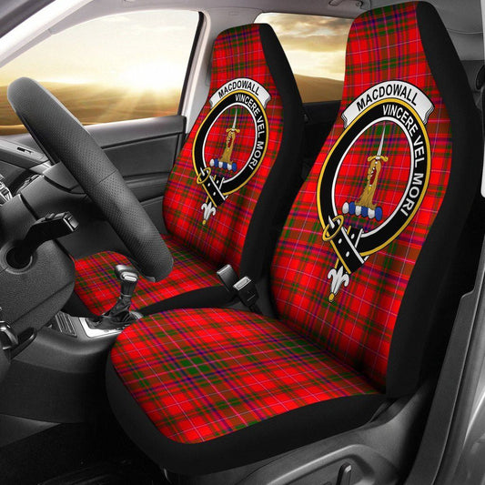 MacDowall (of Garthland) Tartan Crest Car Seat Cover