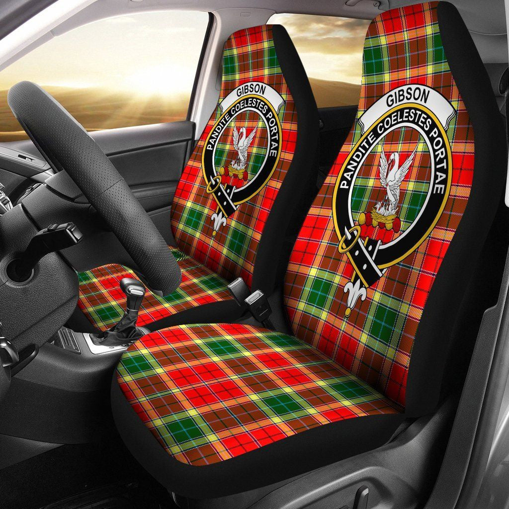 Gibbs Tartan Crest Car Seat Cover