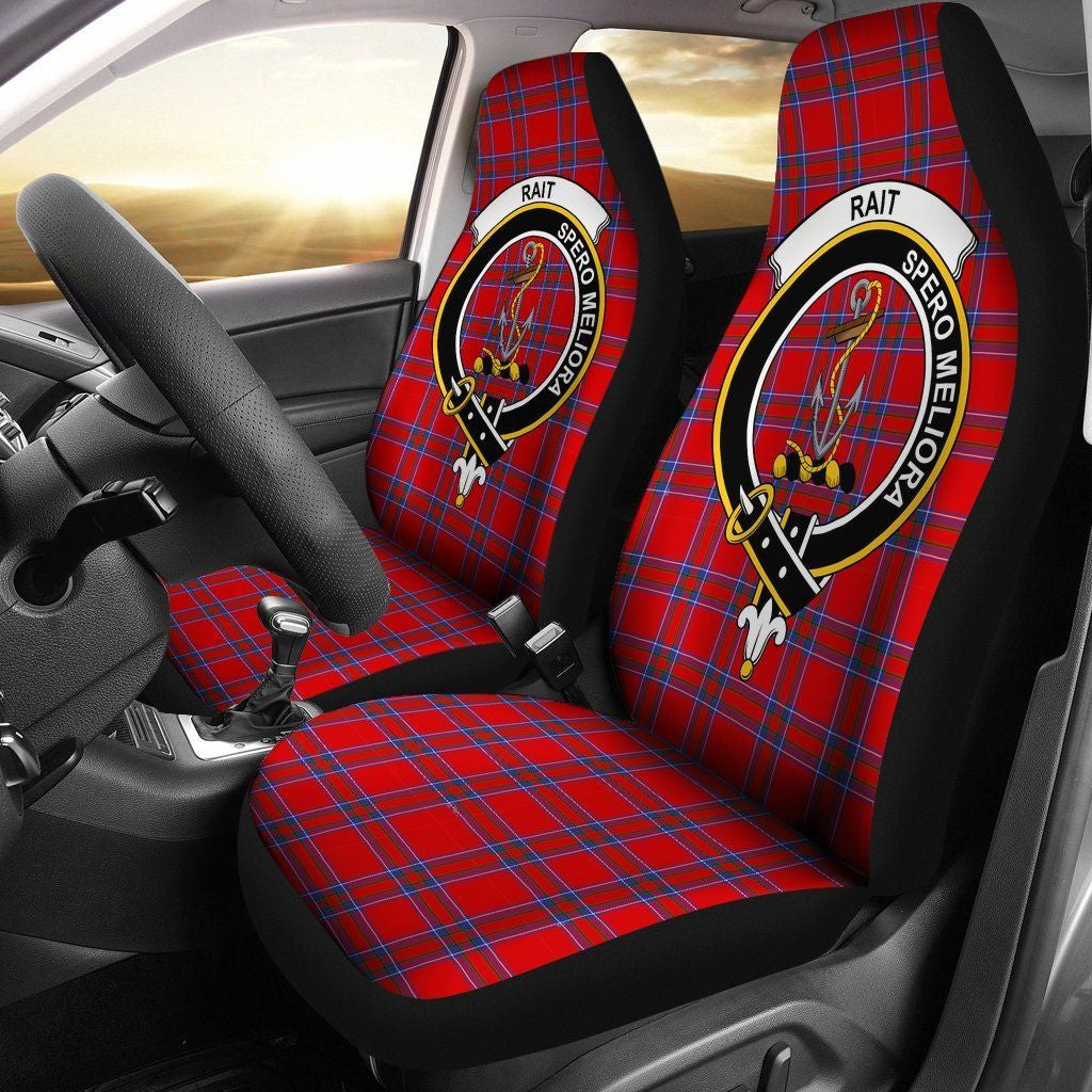 Rait Inverness Tartan Crest Car Seat Cover