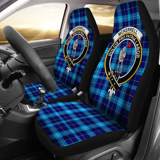 McKerrell Tartan Crest Car Seat Cover