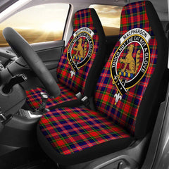 MacPherson Tartan Crest Car Seat Cover