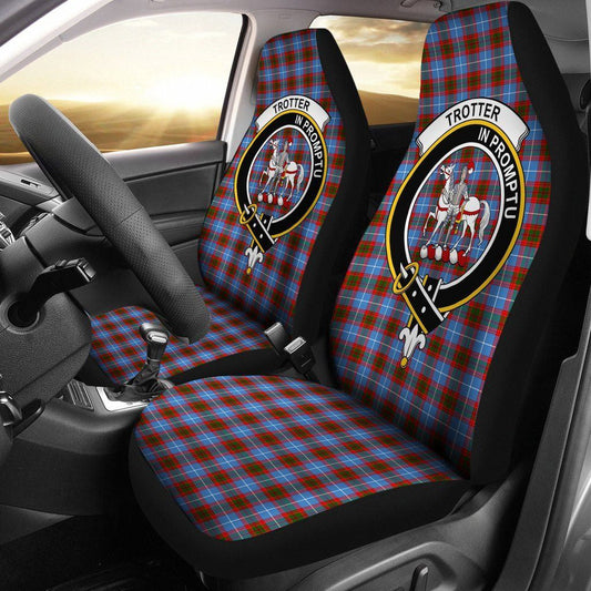 Trotter Tartan Crest Car Seat Cover