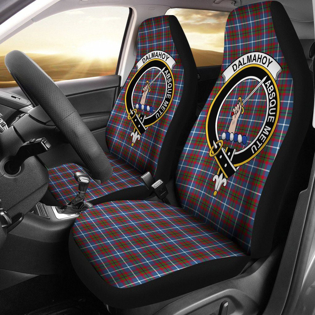 Dalmahoy Tartan Crest Car Seat Cover