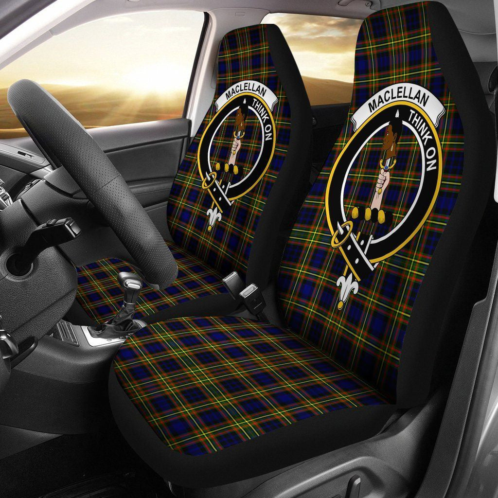 MacLellan Tartan Crest Car Seat Cover