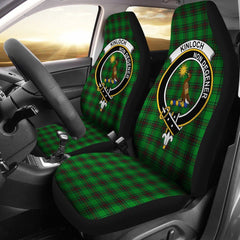 Kinloch Tartan Crest Car Seat Cover