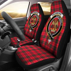 Drummond Tartan Crest Car Seat Cover